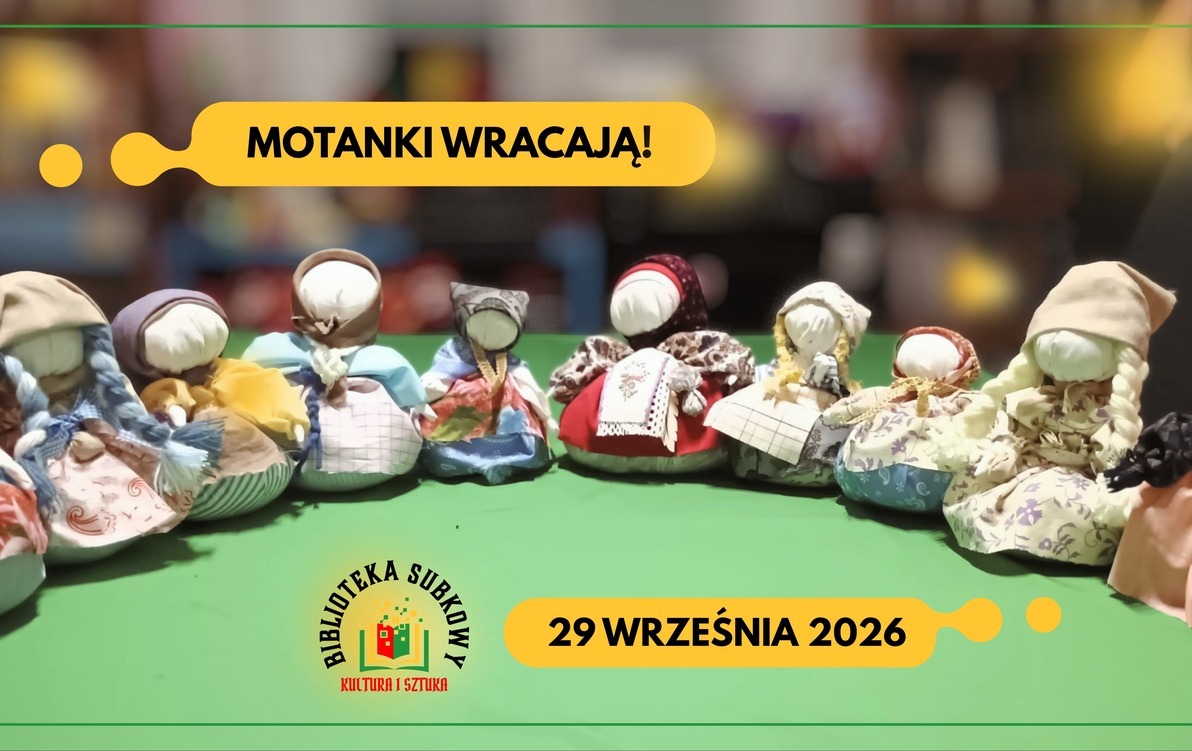 Motanki wracają do subkowskiej biblioteki!