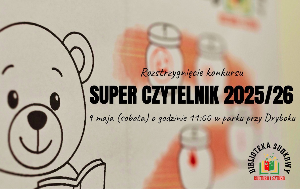 Rozstrzygnięcie konkursu Super Czytelnik 2025/2026